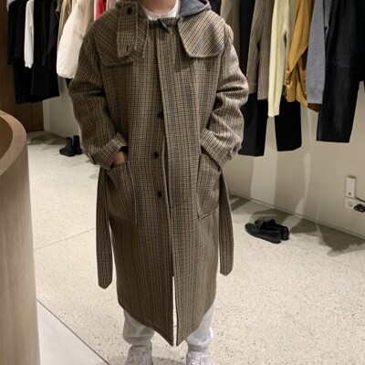 NEON SIGN 2018AW BAL COLLAR COAT