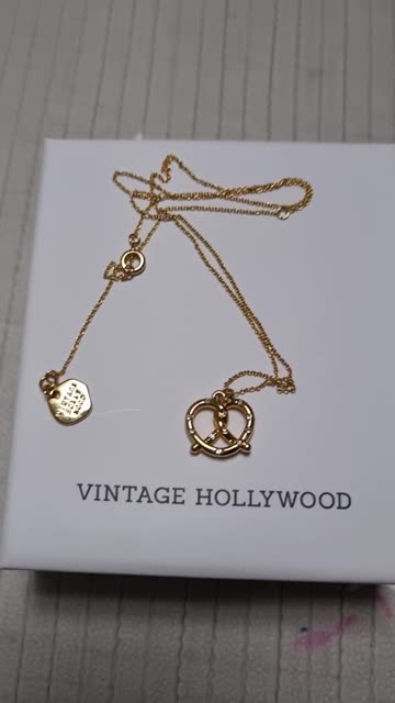 ★VINTAGE HOLLYWOOD★ Pretzel Necklace_VH23N6NE001B 즐거운 온라인 쇼핑공간에 오신 것을 환영합니다!