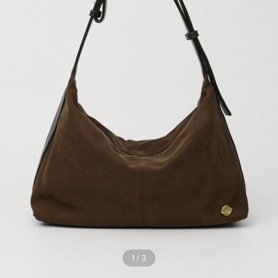 언에디트]Suede Daily Hobo Bag _Royal Brown