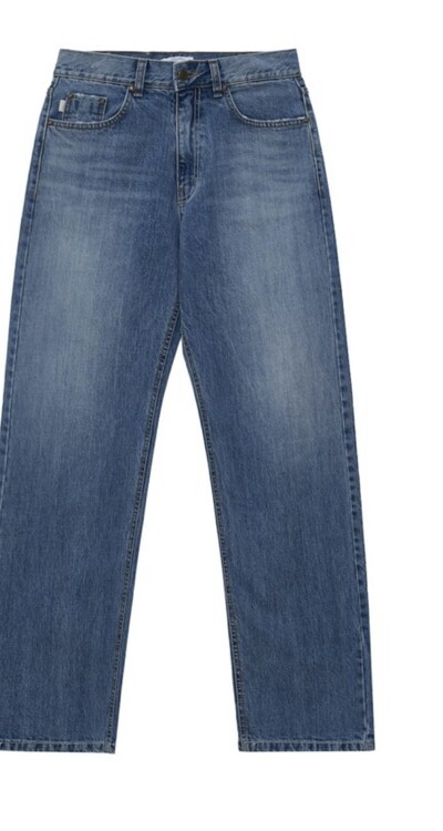 ★ GLOWNY★ 93 MIDRISE LOOSE FIT JEANS BLUE 23B0002 글로니]93 MID-RISE LOOSE FIT JEANS (BLUE)