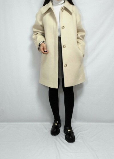 룩캐스트]카나 하프 울 코트 / KANA HALF WOOL COAT_2colors