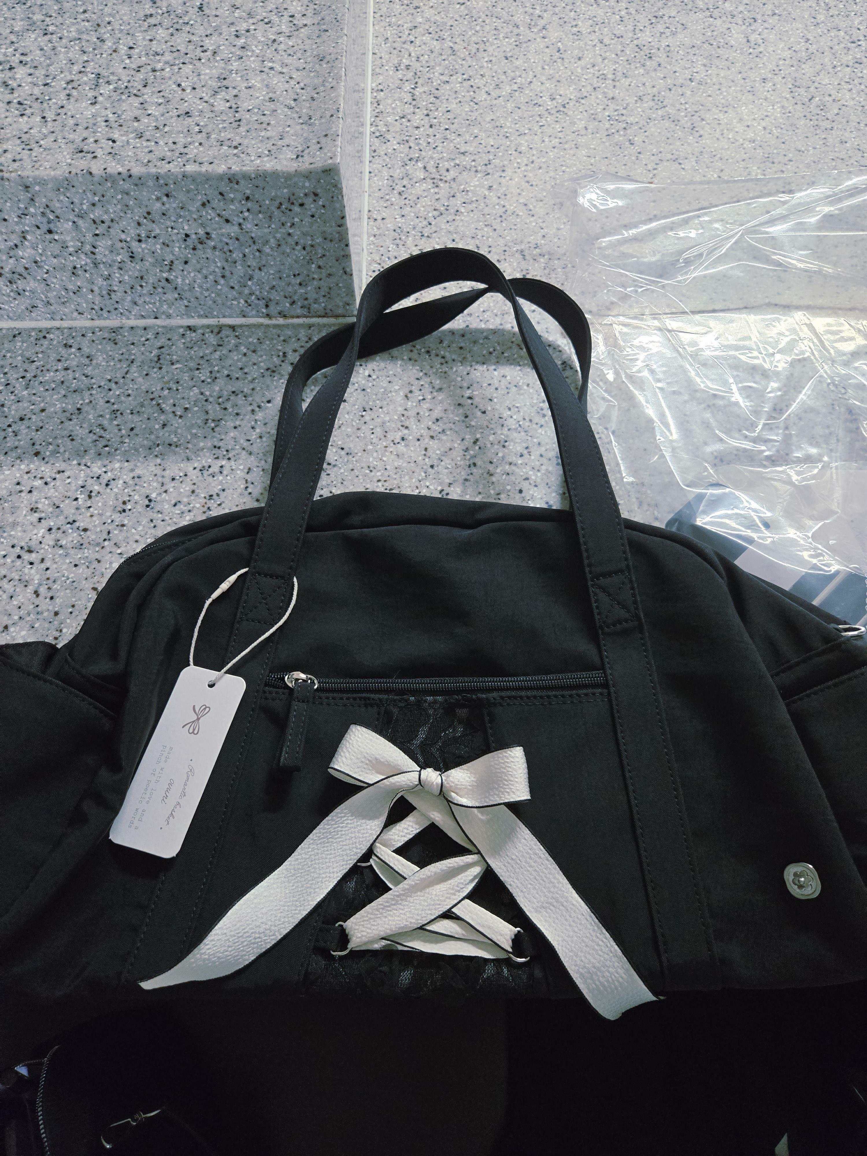 【ovuni】DAILY RIBBON GYM BAG☆韓国で大人気☆ Designer fashion, Seoul-fully created | W Concept