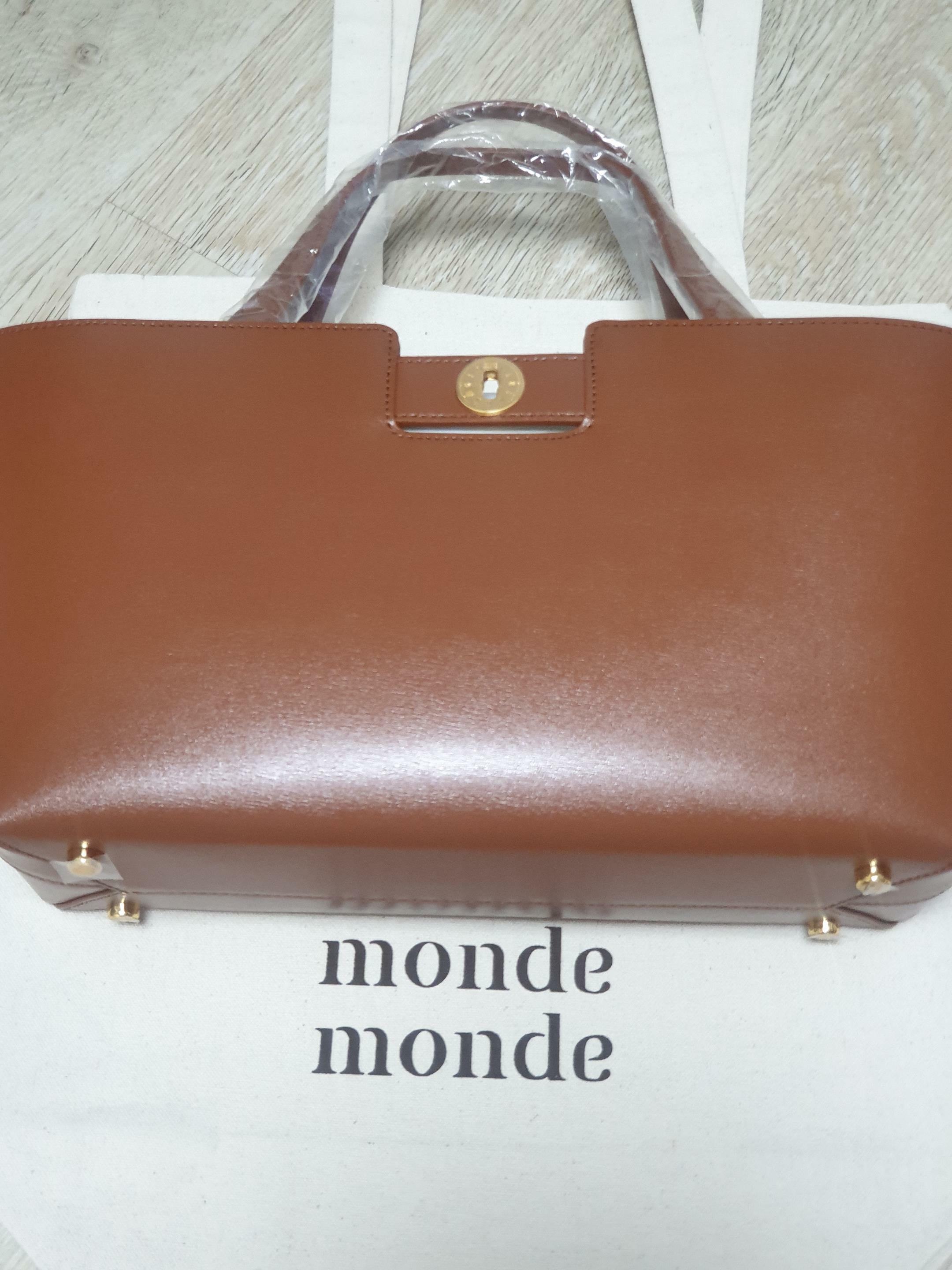 ★【monde monde】 time tote bag small★3 Color★ MUSINSA | MONDE MONDE Time Tote Bag Small